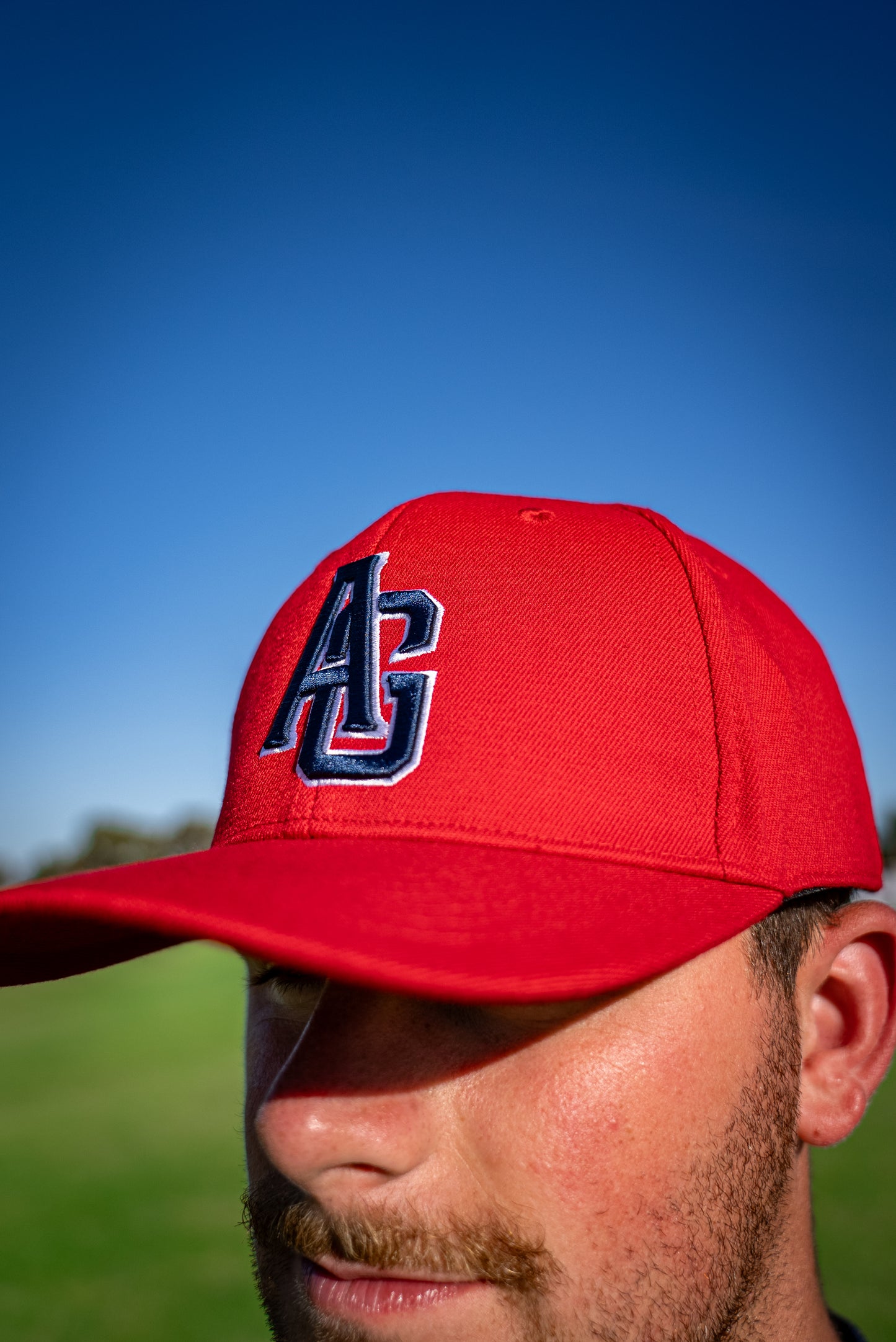 Red AG Giants Fitted Hat