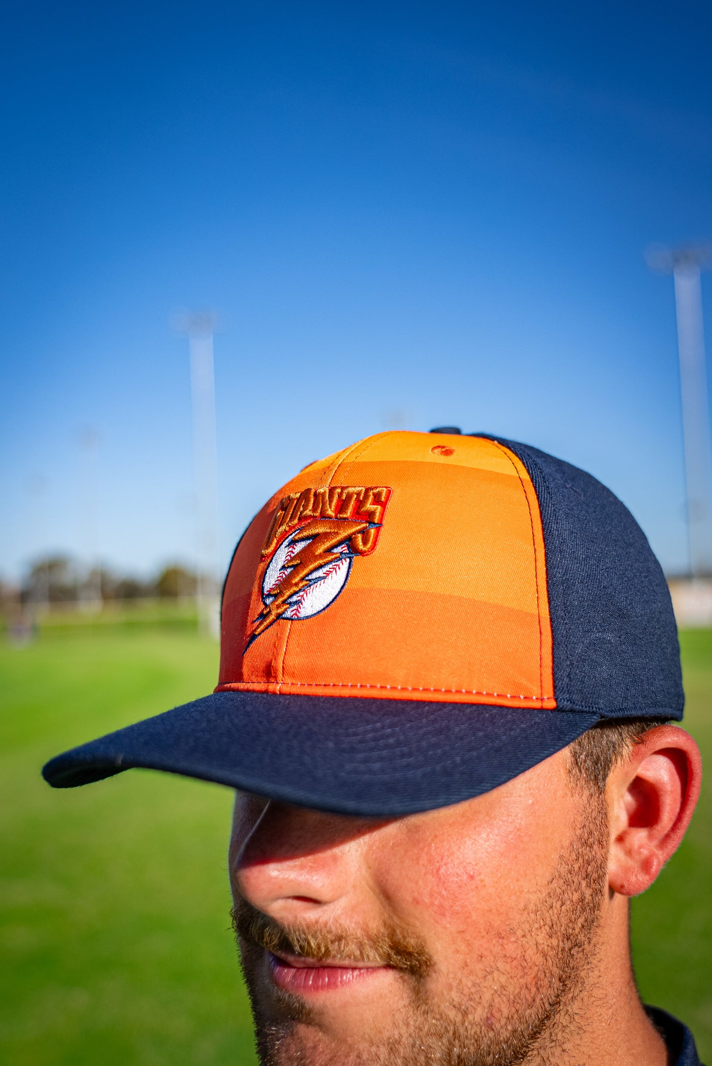 Sunset Retro Giants Fitted Hat