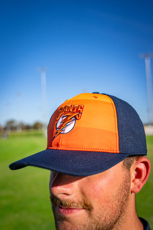 Sunset Retro Giants Fitted Hat