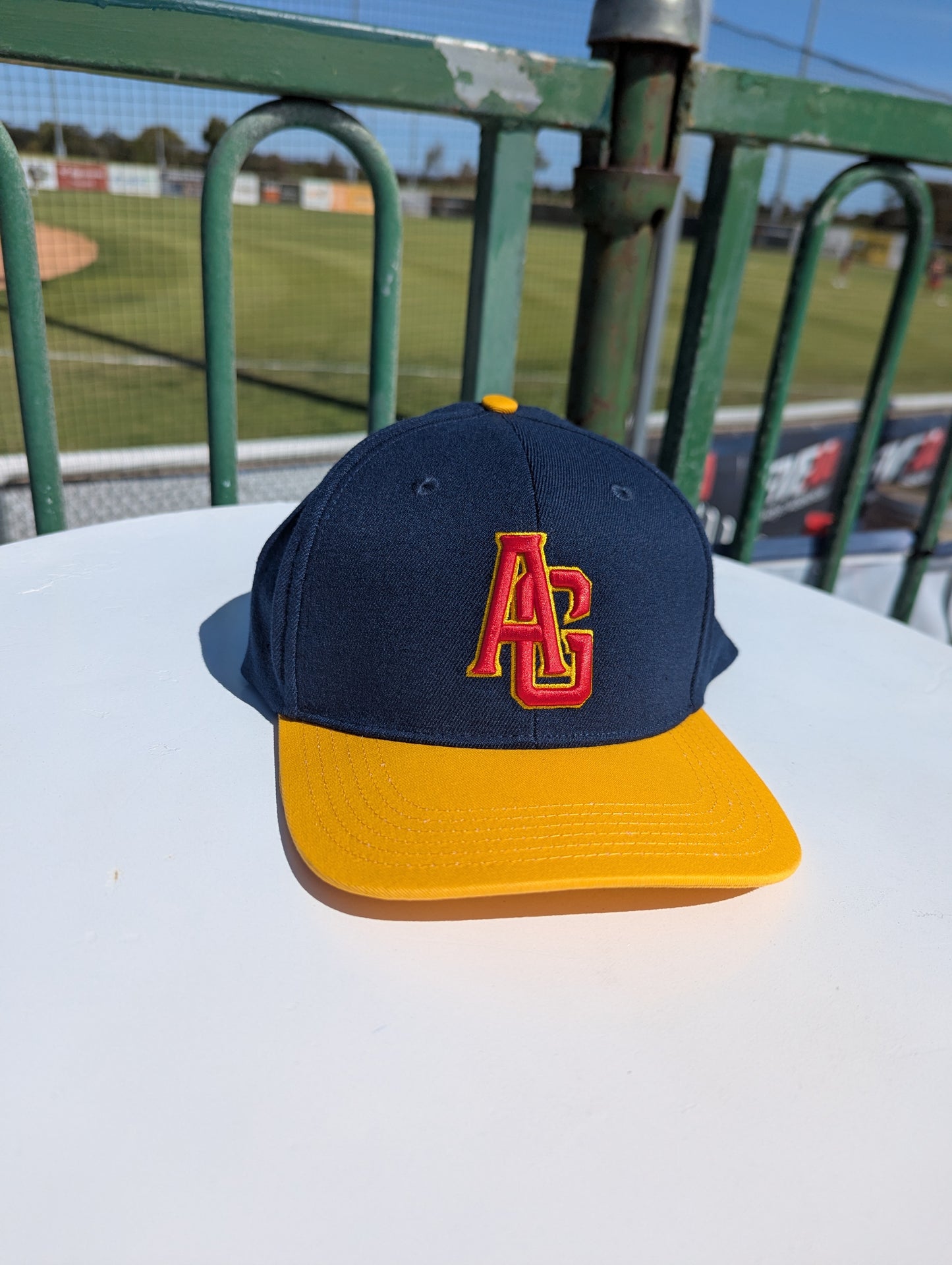 Navy and Yellow Player Cap (Fitted)